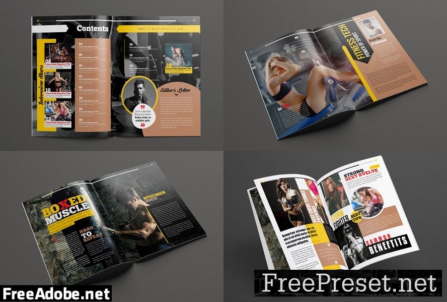 Fitness Body Magazine B66XNS