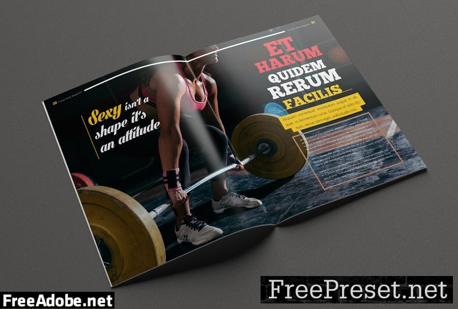 Fitness Body Magazine B66XNS