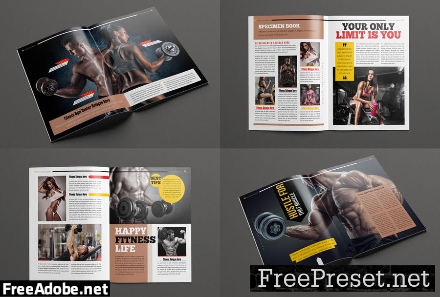 Fitness Body Magazine B66XNS