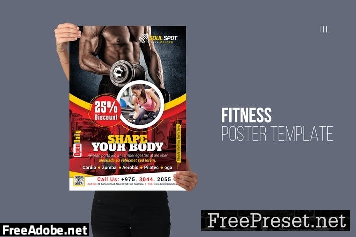 Fitness Poster M4X97Z