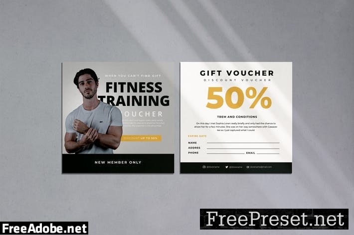 Fitness Training Voucher R3BFL6Y