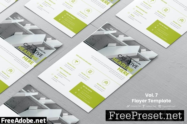 Flayer template Vol. 7 M4VPGU3