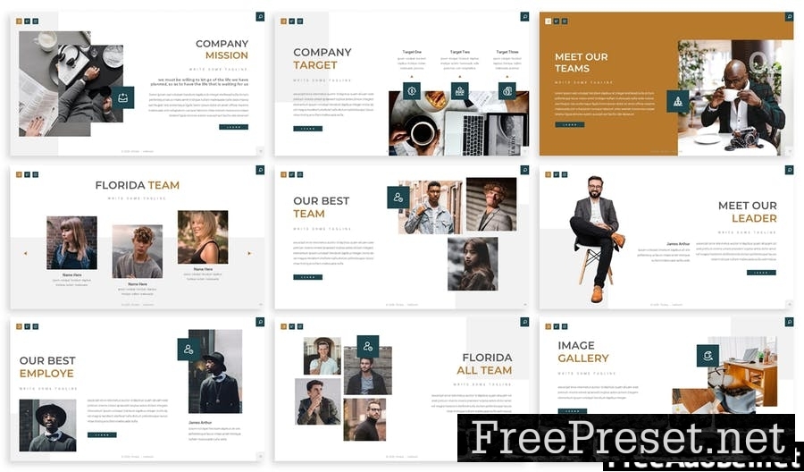 Florida - Creative Agency Prensentation Template 5JE5HQD