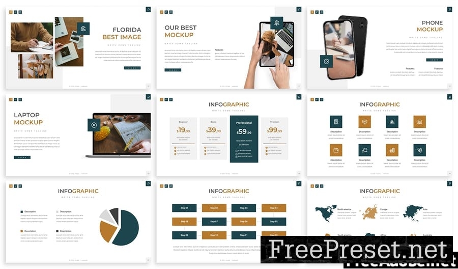 Florida - Creative Agency Prensentation Template 5JE5HQD