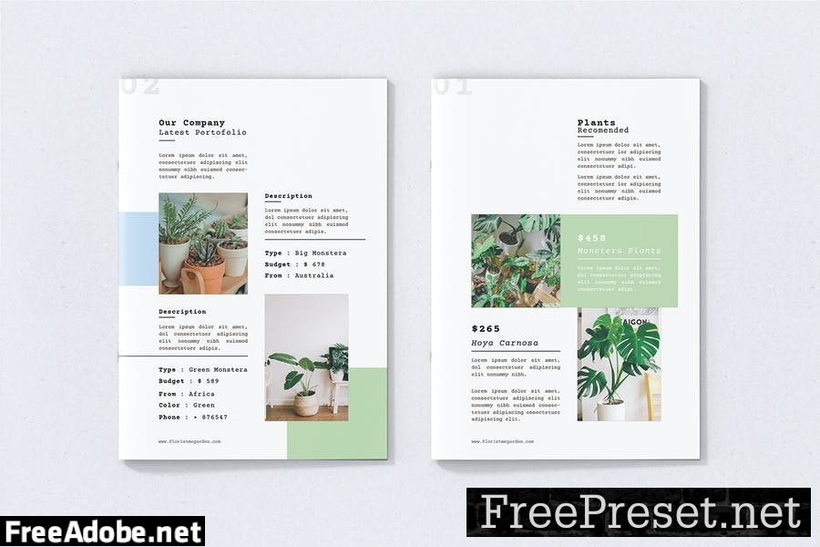 Floristme Garden - Brochure Template KBHLP4V