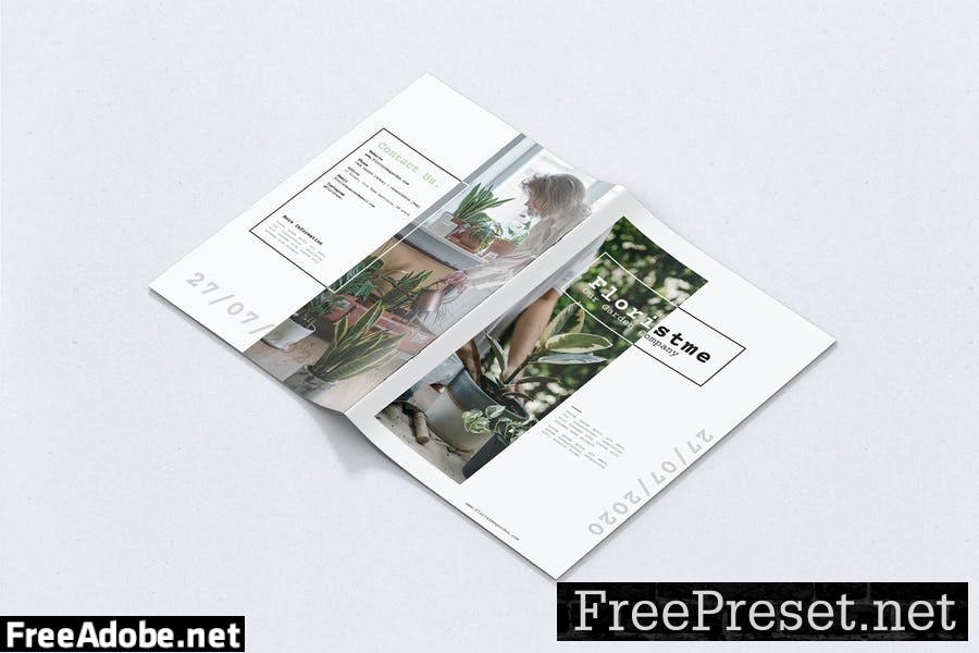 Floristme Garden - Brochure Template KBHLP4V