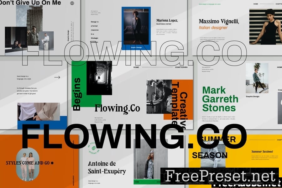 Flowing Co. Powerpoint Template