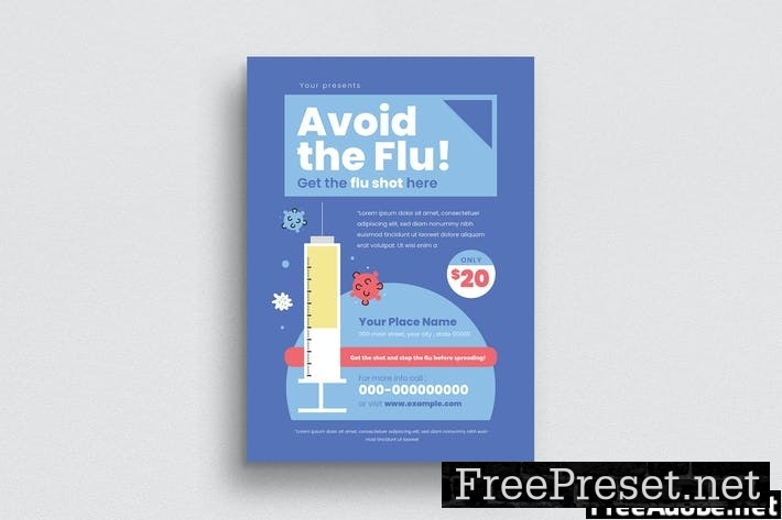 Flu Shot Campaign Flyer NZCXHHT