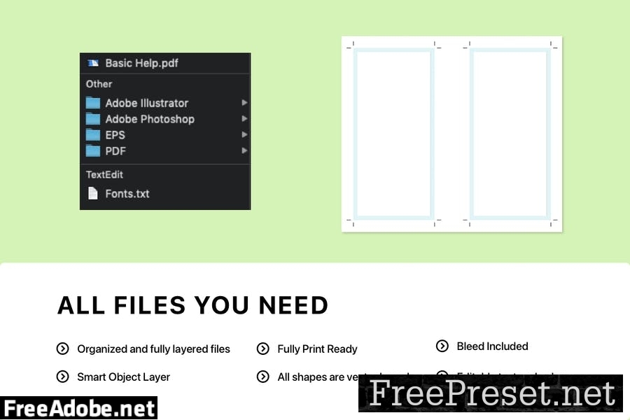 Flyer Rack Card 4J4UDVA