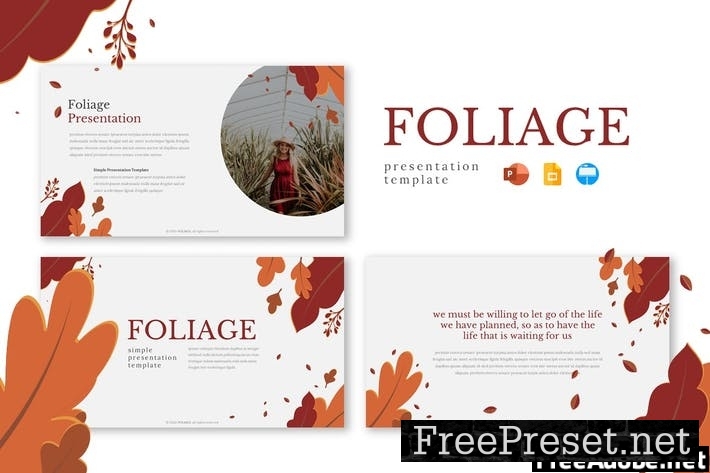 Foliage - Presentation Template 4BKYGCD