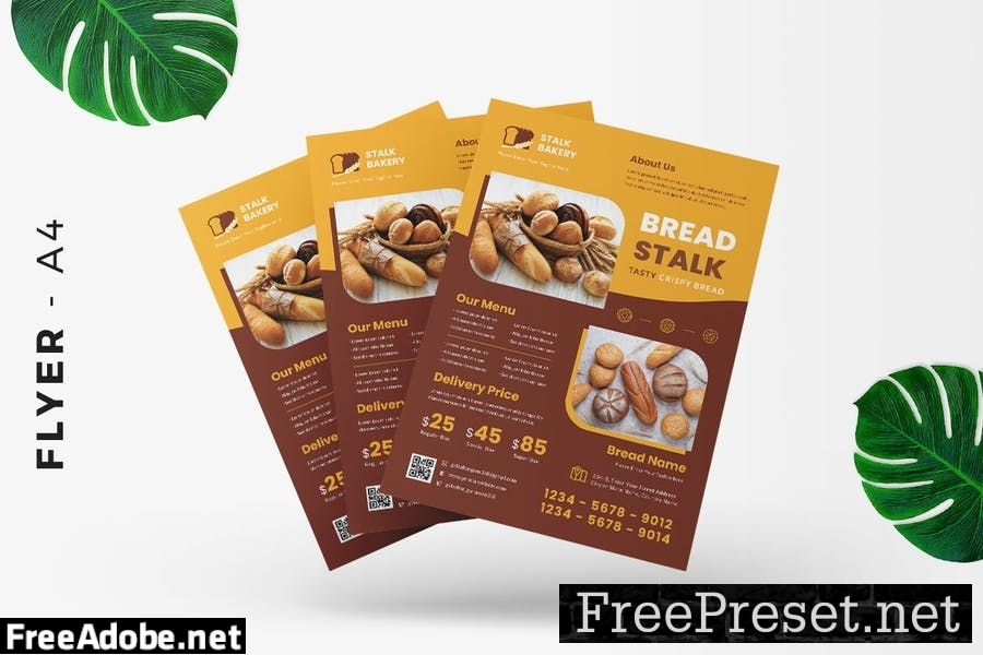 Food / Bread Flyer Design