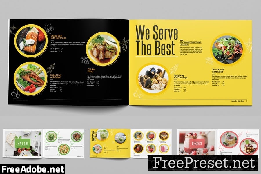 Food Catalog Template FS95N85