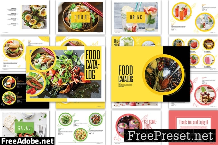 Food Catalog Template FS95N85