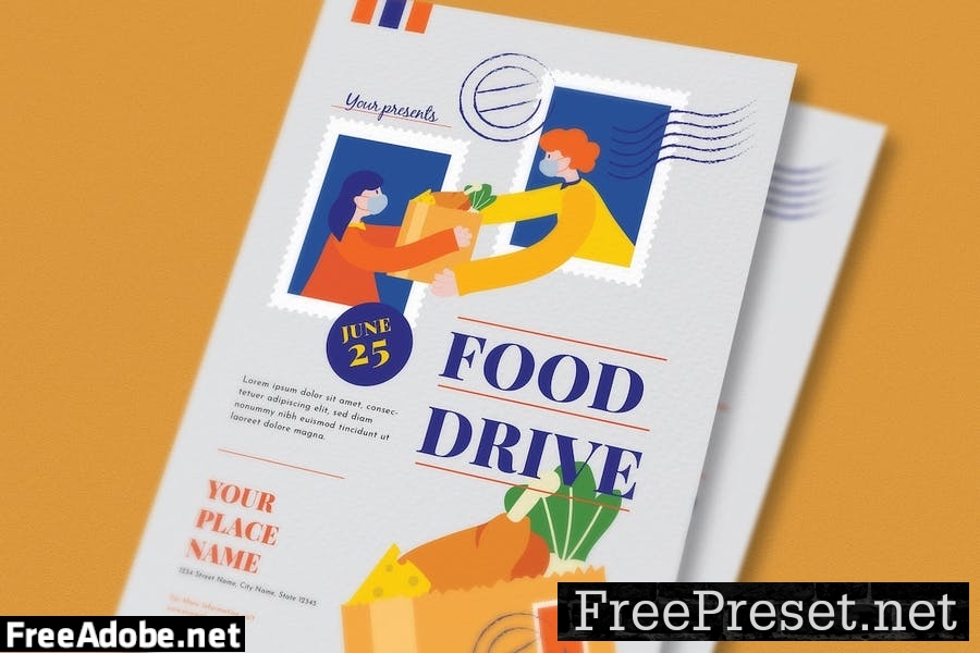 Food Delivery Flyer Pack PAZPDXU