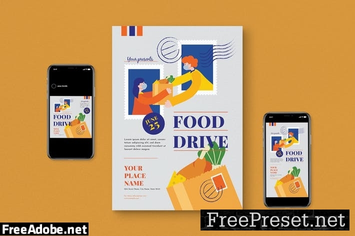 Food Delivery Flyer Pack PAZPDXU