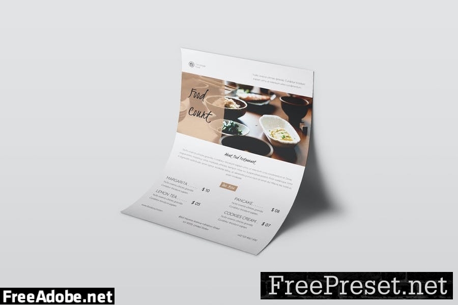 Food Flyer Template G7YEWMZ