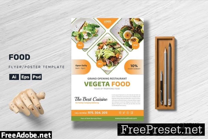 Food - Flyer Template UYCBJC6