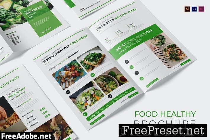 Food Healthy Brochure D7N577H