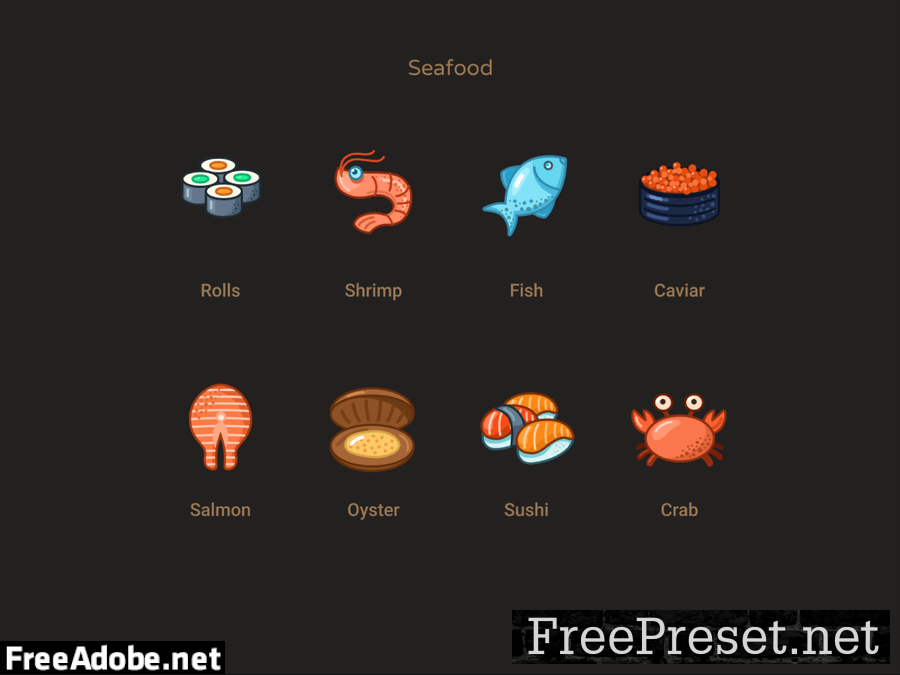 Food Icons Set