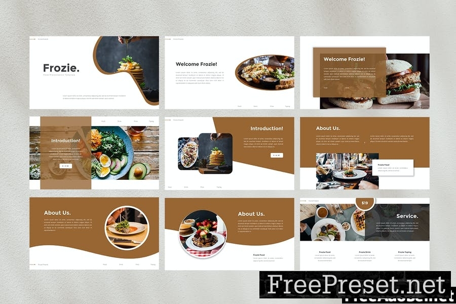 Food PowerPoint Template QNSRDSM