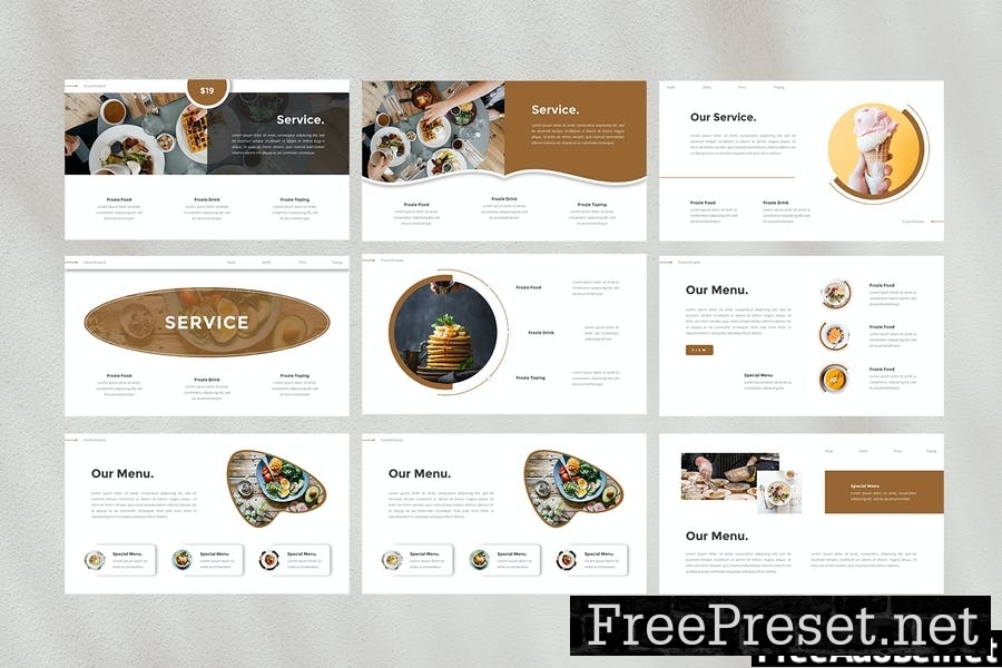 Food PowerPoint Template QNSRDSM