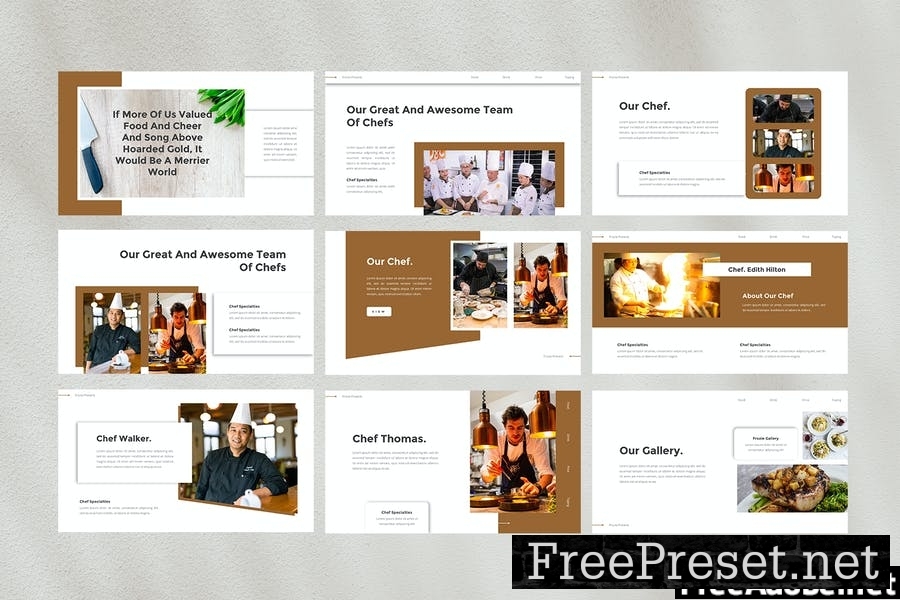 Food PowerPoint Template QNSRDSM