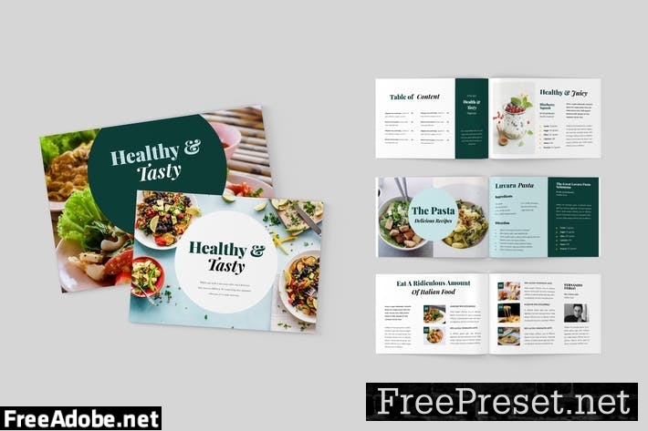 Food & Restaurant Magazine Template L8YX4Q8