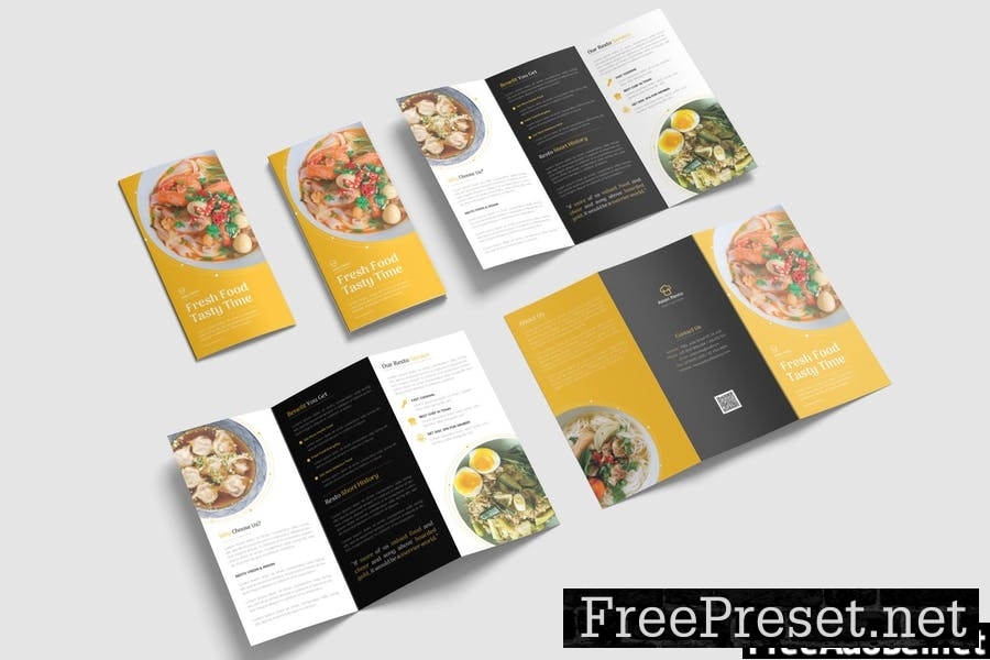 Food Resto Trifold Brochure