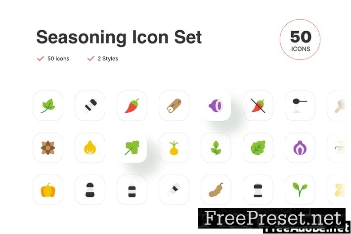 Food Seasoning Icon WJYMU8D