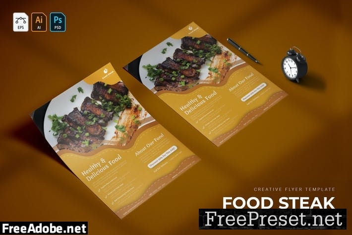 Food Steak | Flyer WSNT387