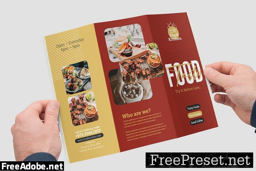 Food Trifold Brochure