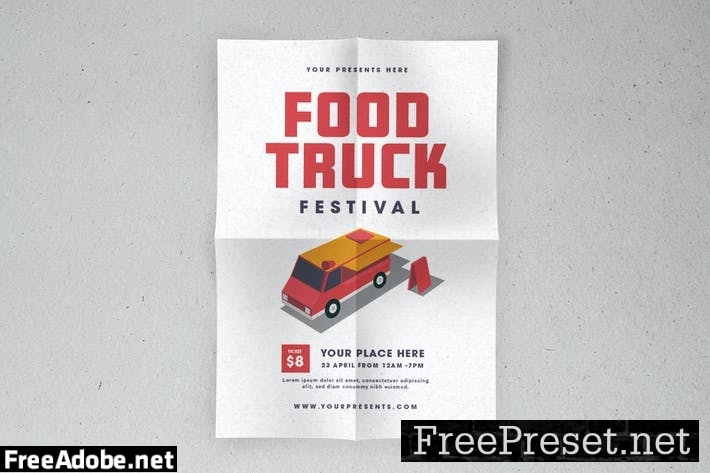 Food Truck Flyer A3MFFF8