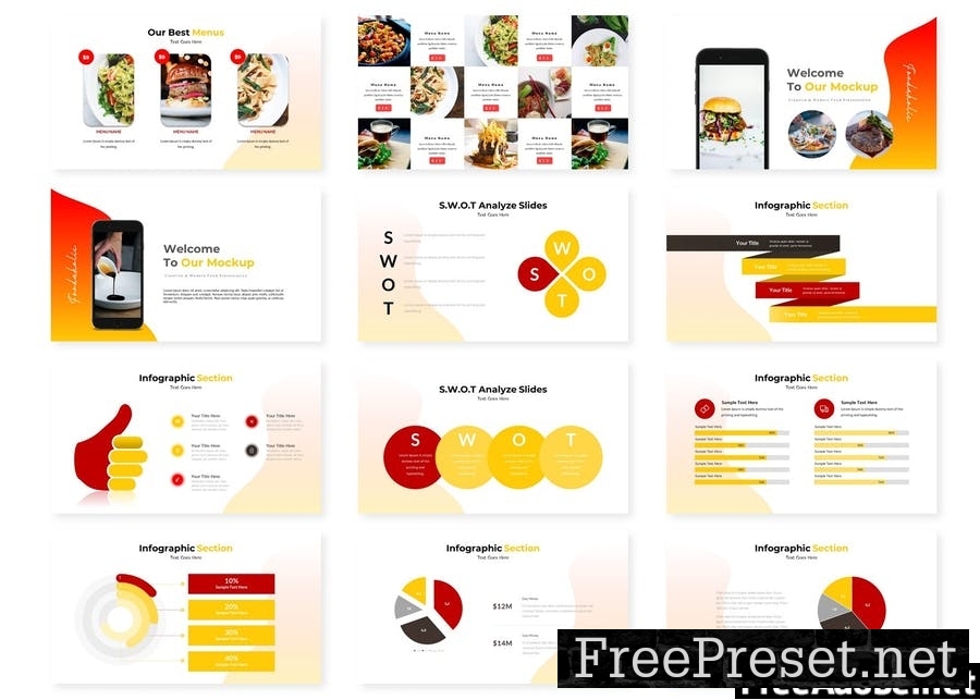 Foodaholic - Google Slides Template