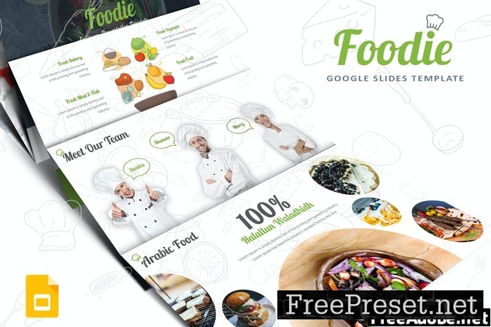 Foodie-Google Slides Template NNW7KP