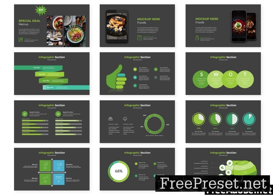 Foods - Presentation Template 3C5XGZ3