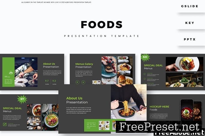 Foods - Presentation Template 3C5XGZ3