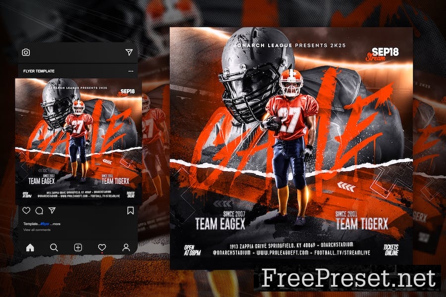 Football Flyer Template