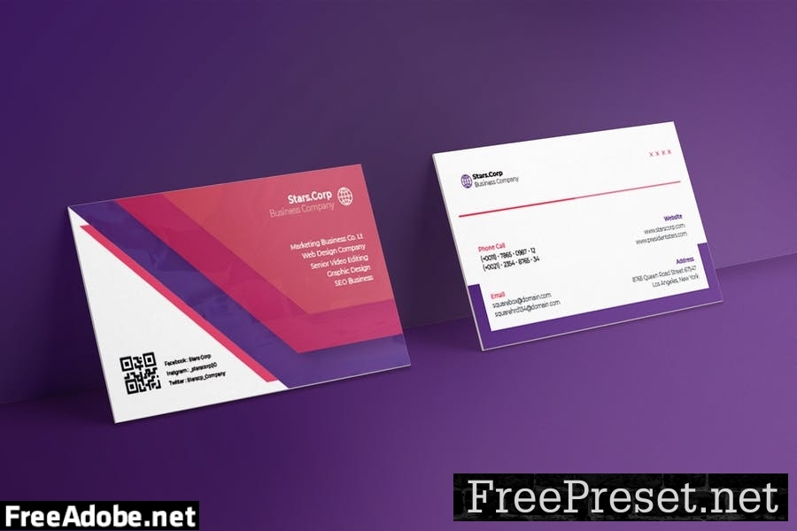 Formal Card Business Card W6LKDCJ