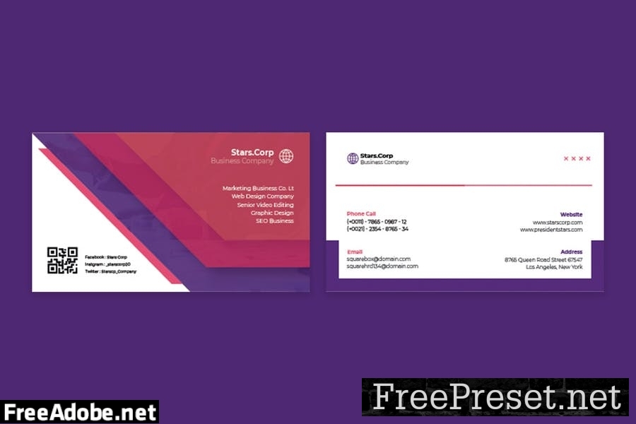 Formal Card Business Card W6LKDCJ