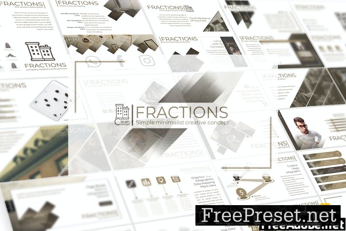 Fractions - Google Slides Template 9WF7GQ