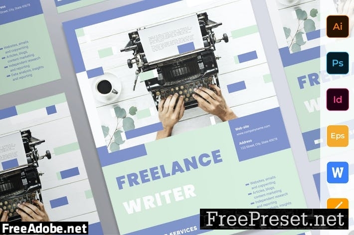 Freelance Writer Poster 25MET6V