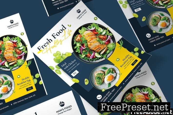 Fresh Food Poster 78BDRWY