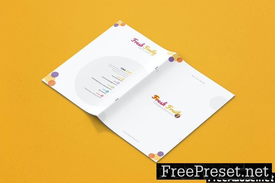 Fruity Fresh - Brochure Template ANA6U6M