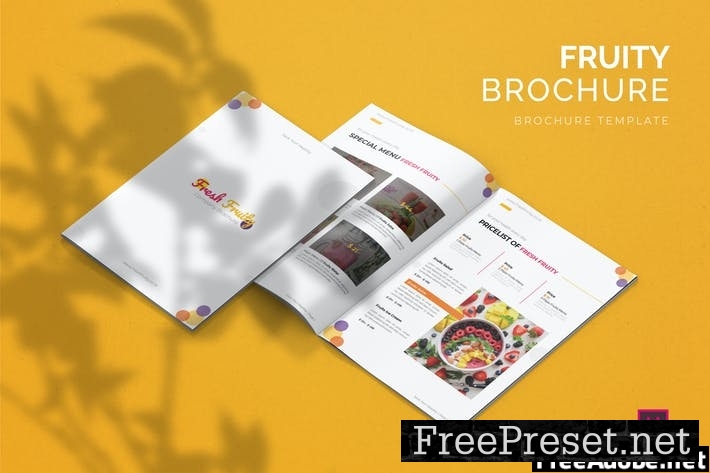 Fruity Fresh - Brochure Template ANA6U6M