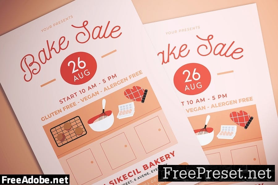 Fun Bake Sale Flyer