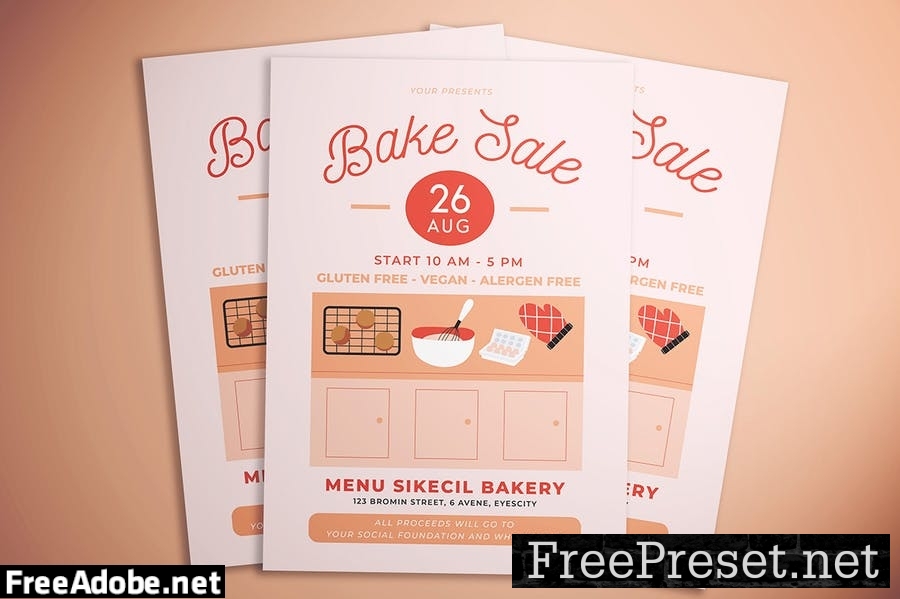 Fun Bake Sale Flyer