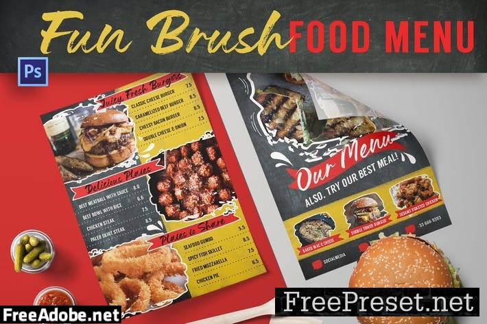 Fun Brush Food Menu YGQ3DR8