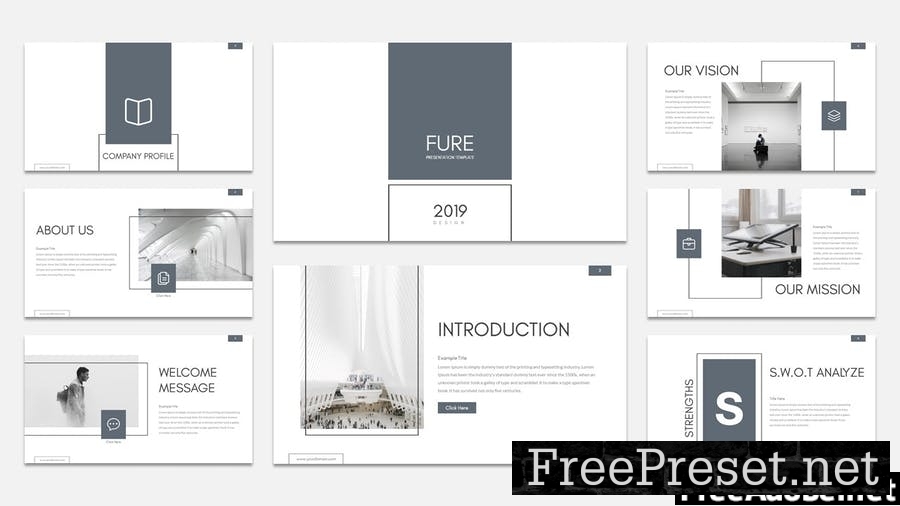 FURE - Google Slide Template 8M4T3EY