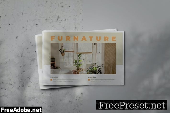 FURNATURE - Indesign Lookbook Brochure Template J254G4H