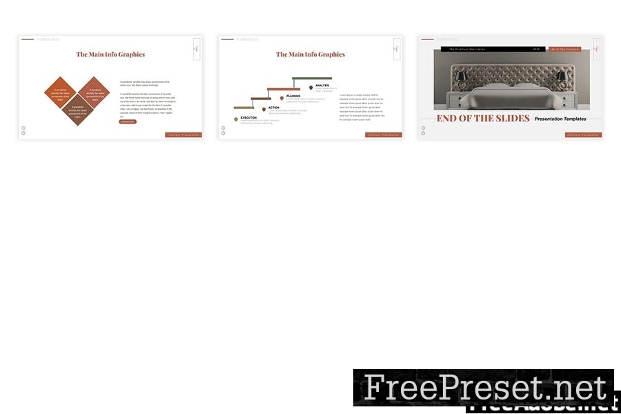 Furnished Thing Presentation Template 66BXW96